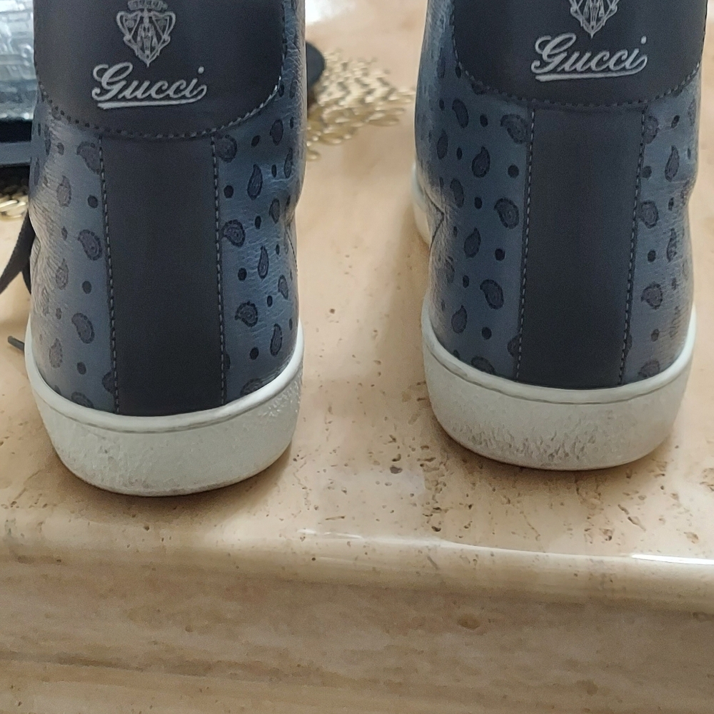 Gucci Men's Sneakers - Black and Gray